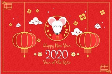 山西通益金屬攜全體員工祝大家：五福全到，鼠年燦爛！